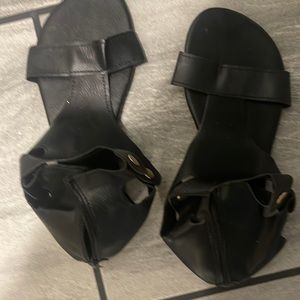 Black sandals